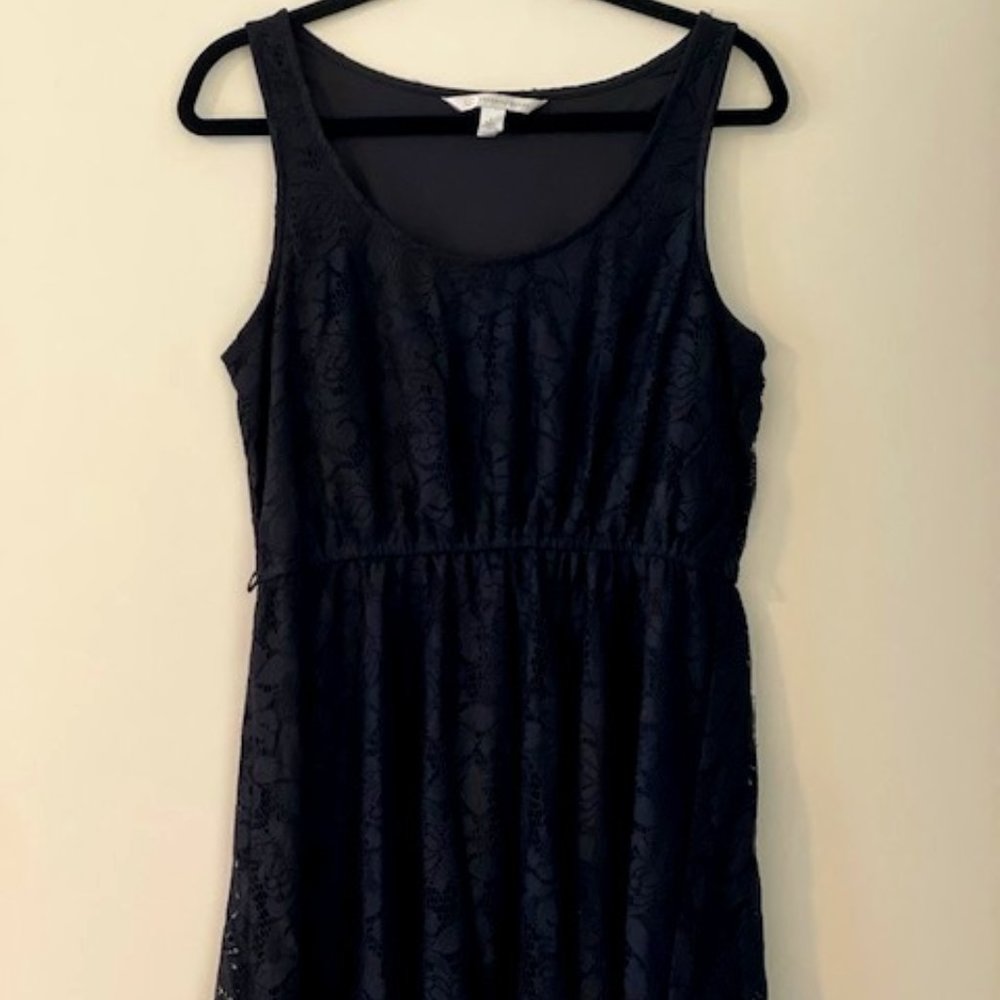 LC Lauren Conrad Black Lace Dress